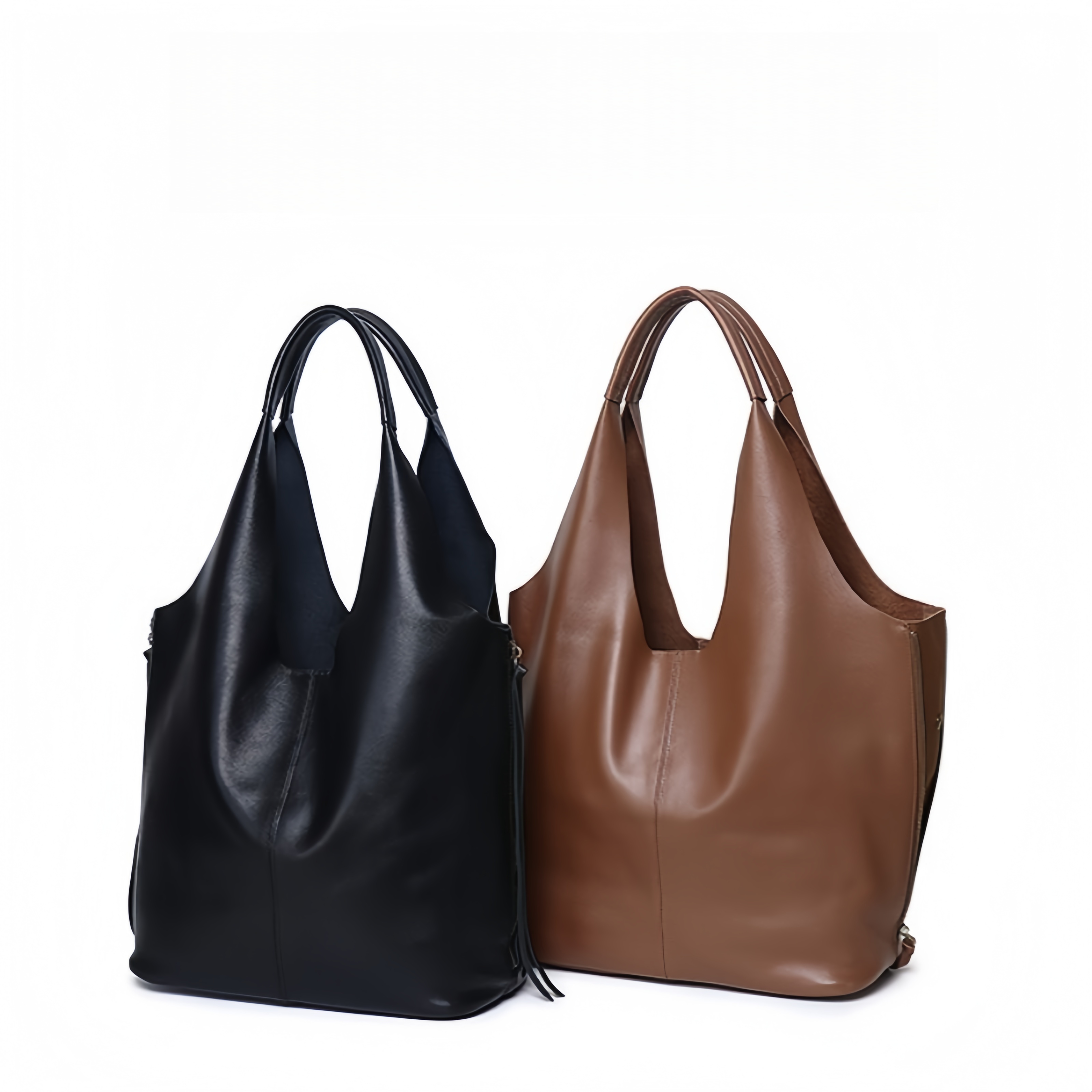 Luxury Bags Shopping - Luxury Cowhide Leather Women Tote Bag,