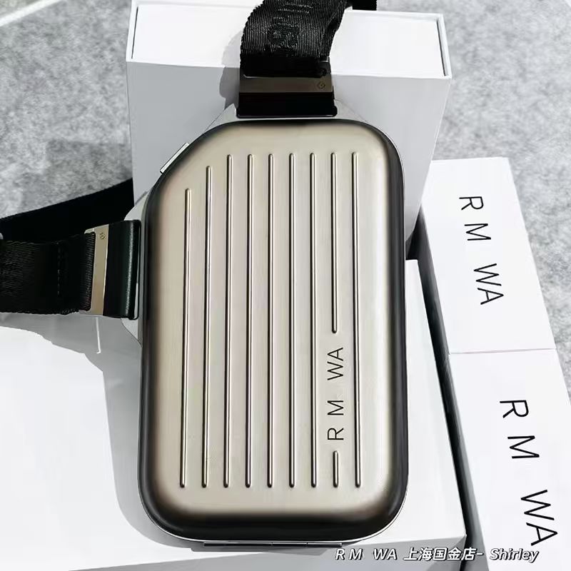 Luxurious Bag - Light luxury RMWA titanium gold single-shoulder