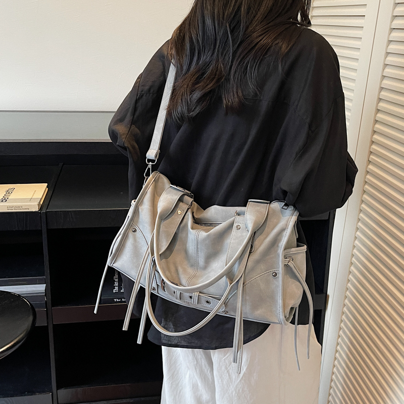 LEFTSIDE Retro PU Leather Shou - Luxury Bags Trend 2025 ulasan dan harga