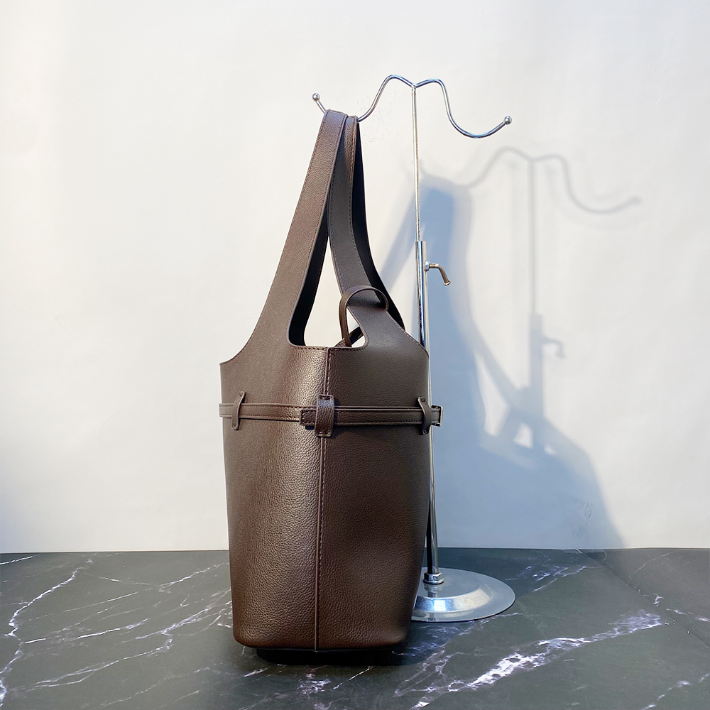 Luxury Large Capacity Frosted  - Tote Bag Leather Monogram ulasan dan harga