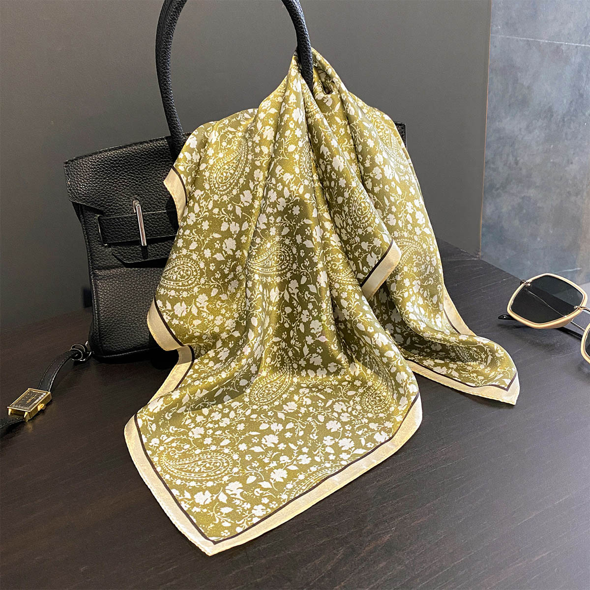 Luxury 100% Pure Silk Square S - Luxury Bags Expensive ulasan dan harga
