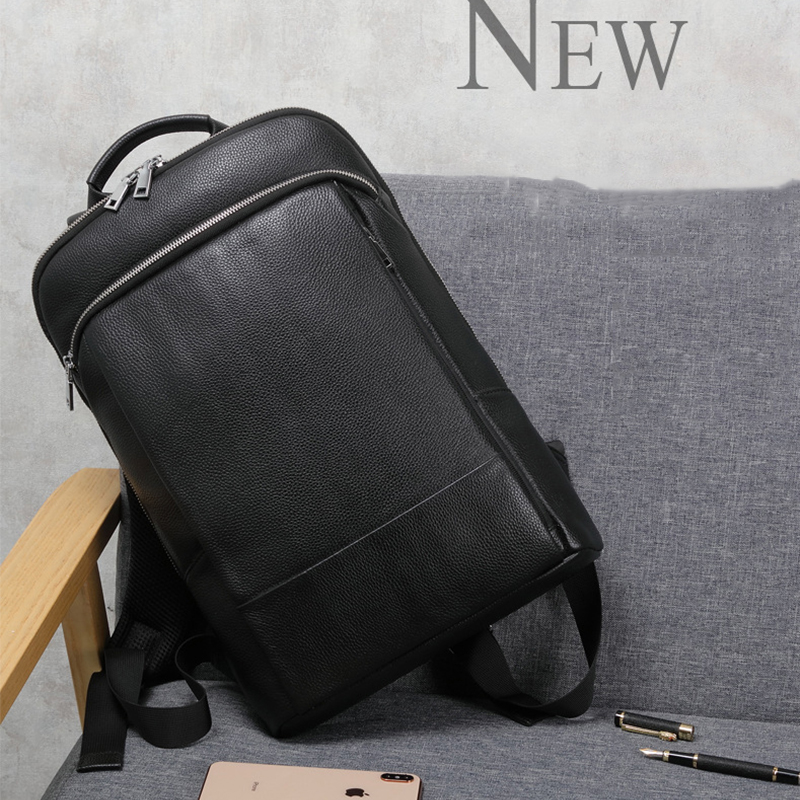 Genuine Leather Backpack Men 1 - Briefcase Leather Slim ulasan dan harga