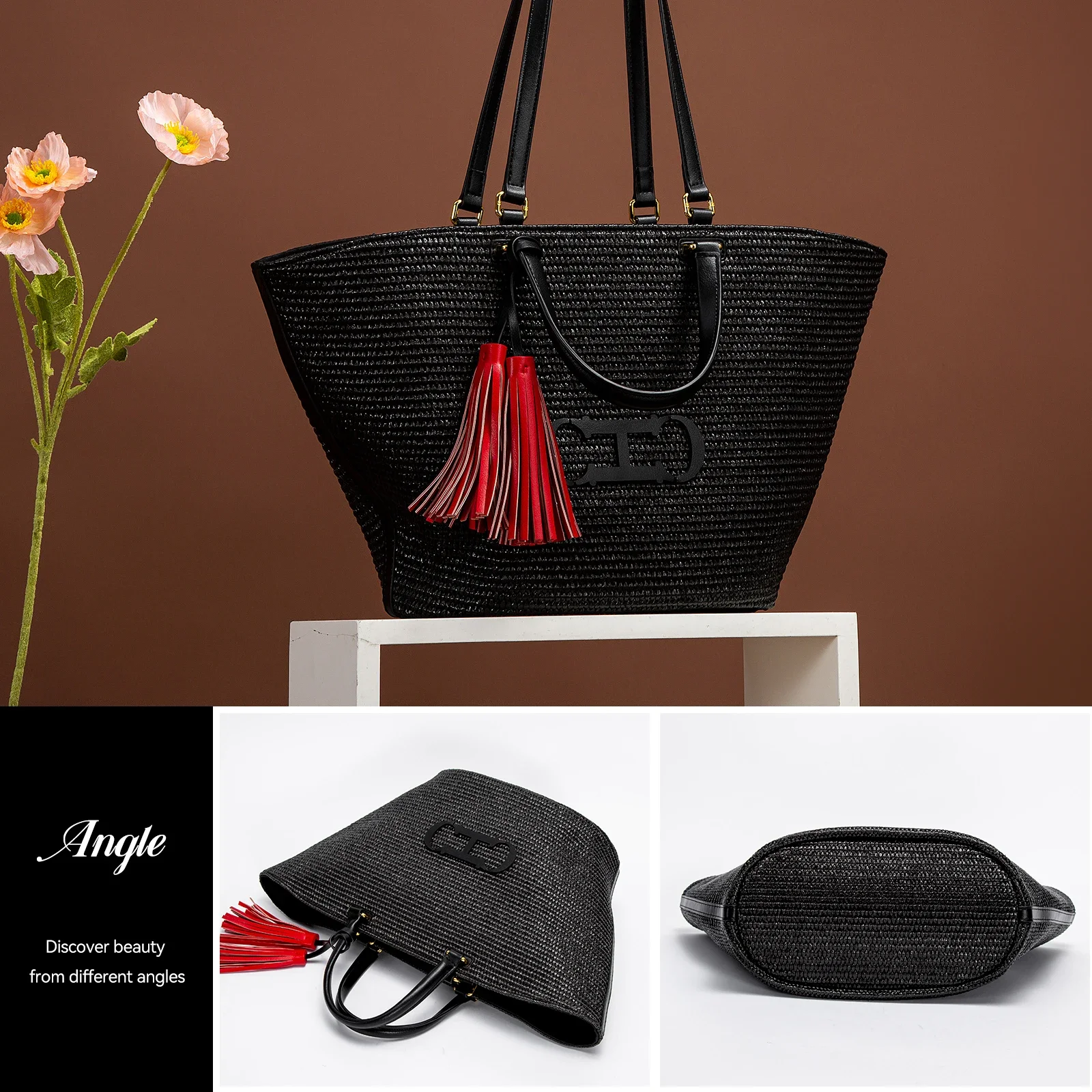 CH Premium Feeling Travel Tote - Luxury Bags Shopping ulasan dan harga