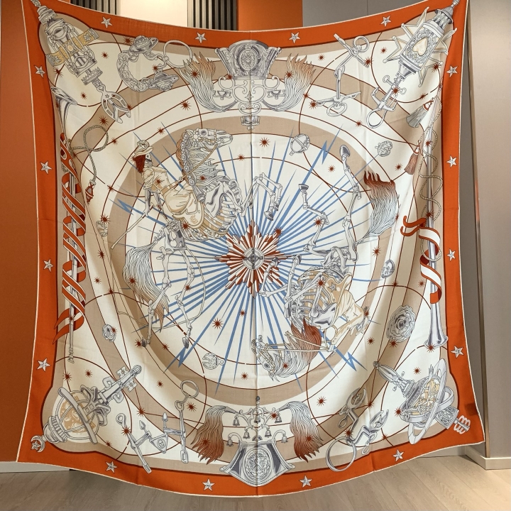 Luxury Brand Scarf Large Silk  - Luxury Bags Shopping ulasan dan harga