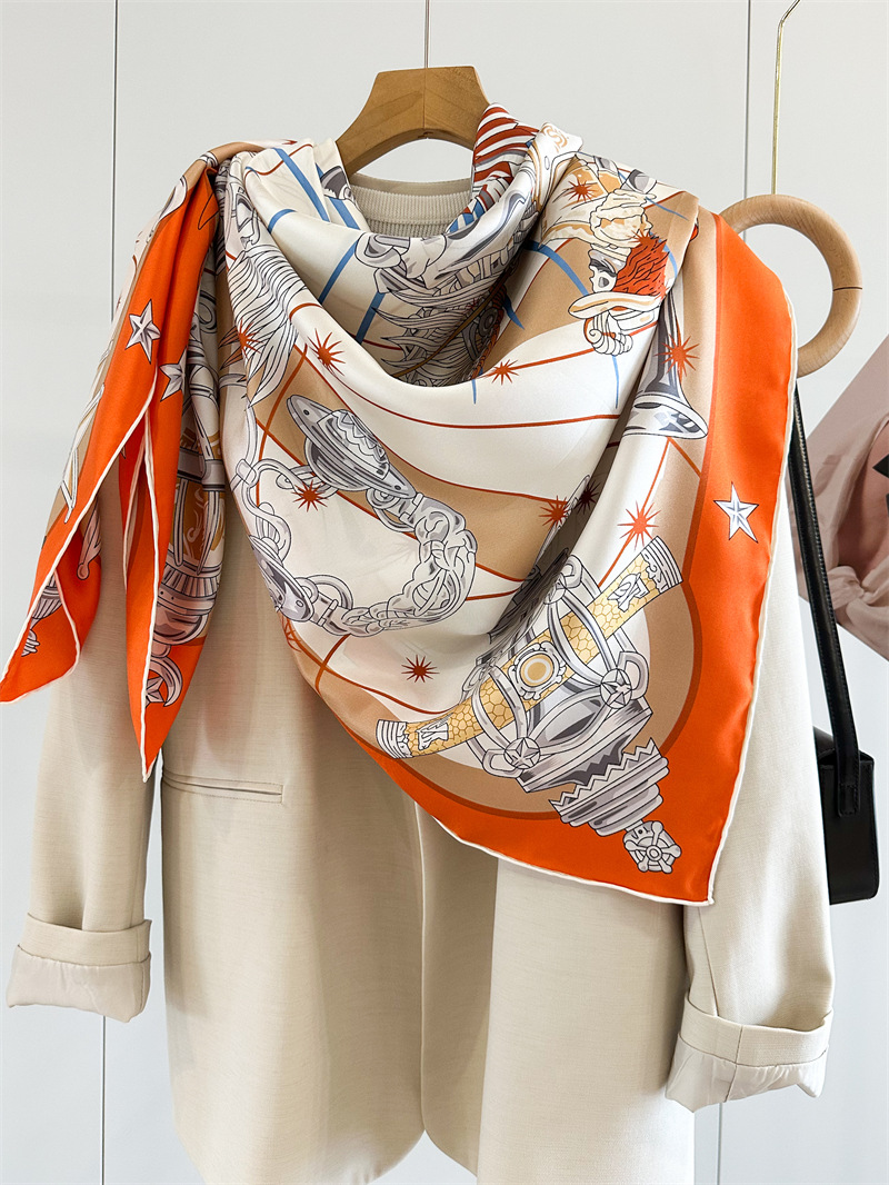 Luxury Brand Scarf Large Silk  - Luxury Bags Shopping ulasan dan harga