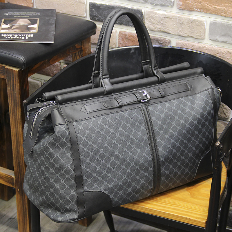 Fashion Plaid Travel Bag Men H - Luxury Bags With Zipper ulasan dan harga