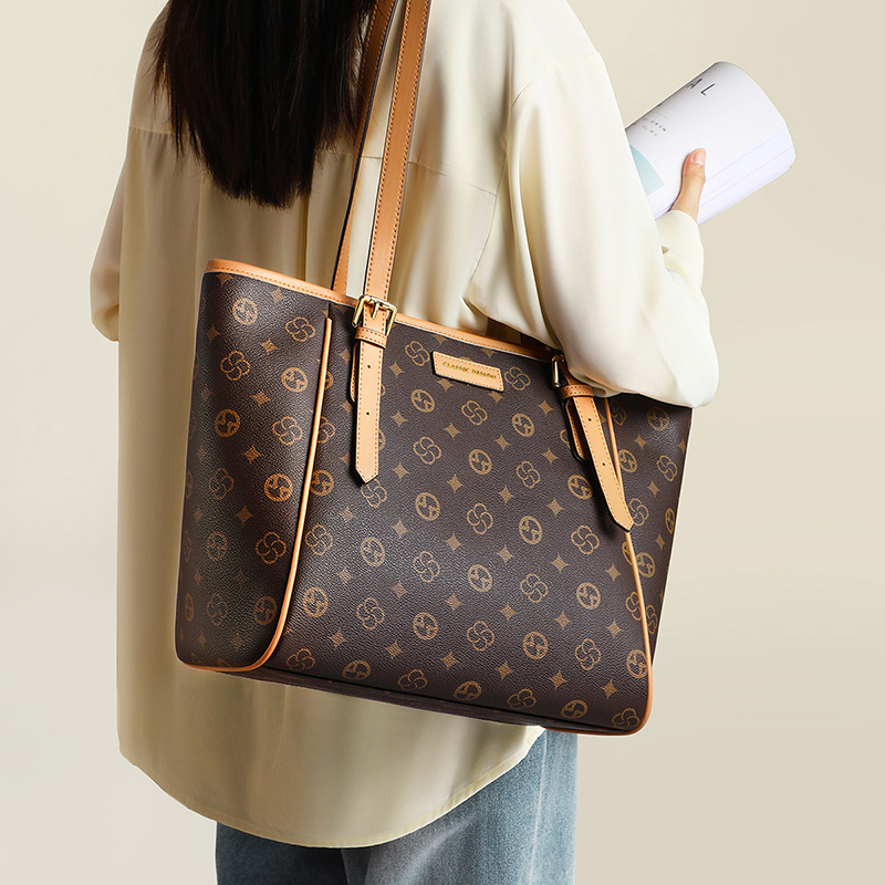 2026 Women Luxury Classic Mono - Tote Bag Leather Monogram ulasan dan harga