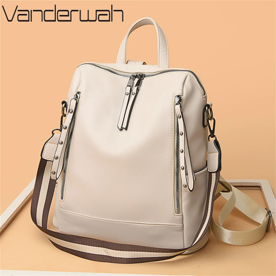 Brand Luxury Backpacks Soft Le - Luxury Bags With Zipper ulasan dan harga