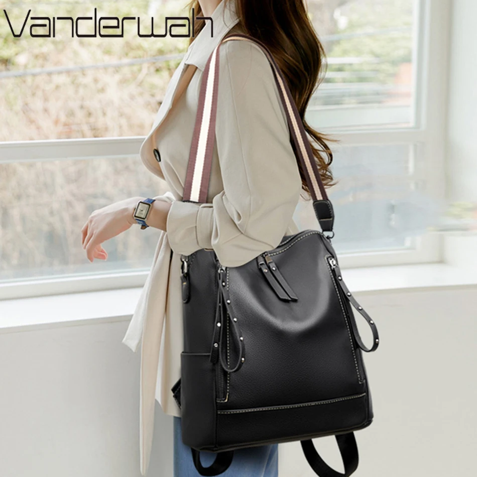 Brand Luxury Backpacks Soft Le - Luxury Bags With Zipper ulasan dan harga