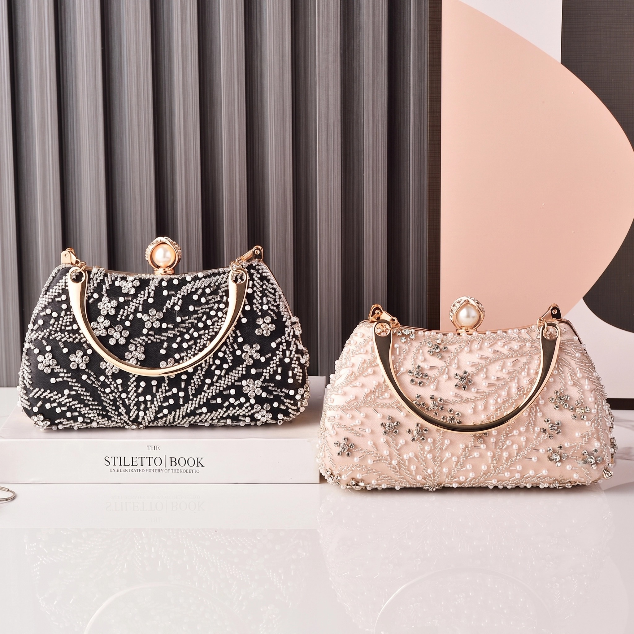 Black Handbag Beading Vintage  - Luxury Bags China Wholesale ulasan dan harga