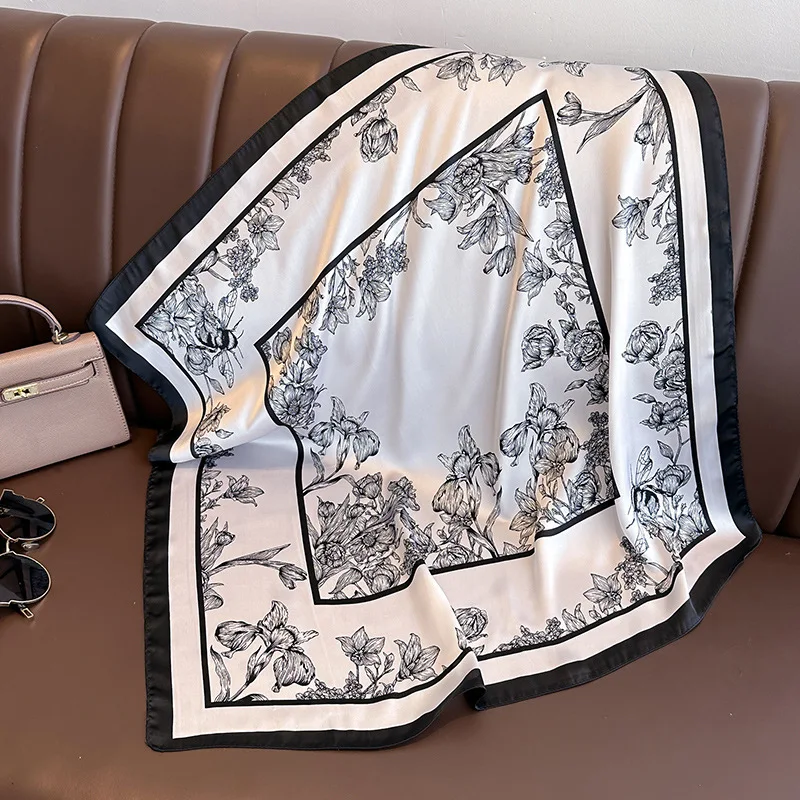70*70cm Luxury Floral Print Si - Luxury Bags Expensive ulasan dan harga