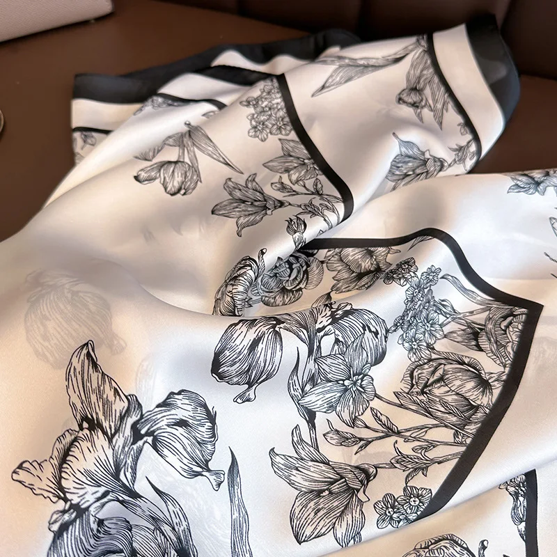 70*70cm Luxury Floral Print Si - Luxury Bags Expensive ulasan dan harga