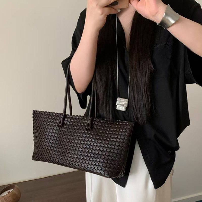 Luxury High-end Woven Tote Bag - Luxury Bags Shopping ulasan dan harga