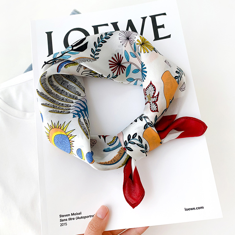 Women 70*70cm Square Silk Scar - Luxury Bags Trend 2025 ulasan dan harga