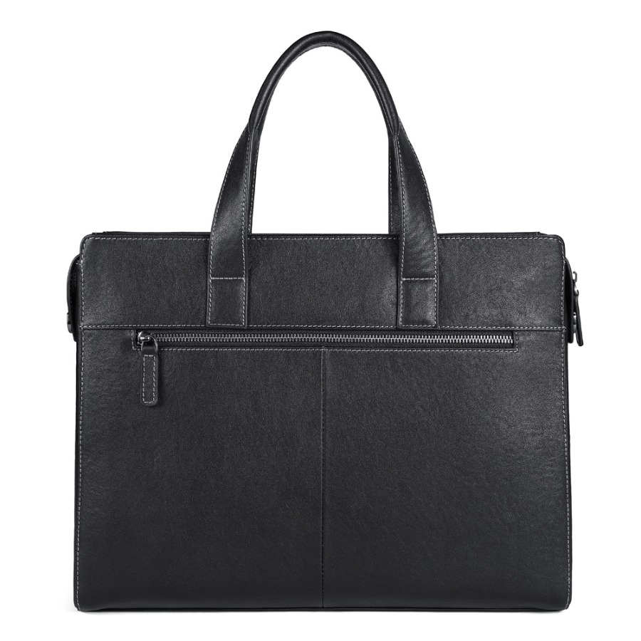 【New Arrival】Slim Black Leathe - Briefcase Leather Slim ulasan dan harga