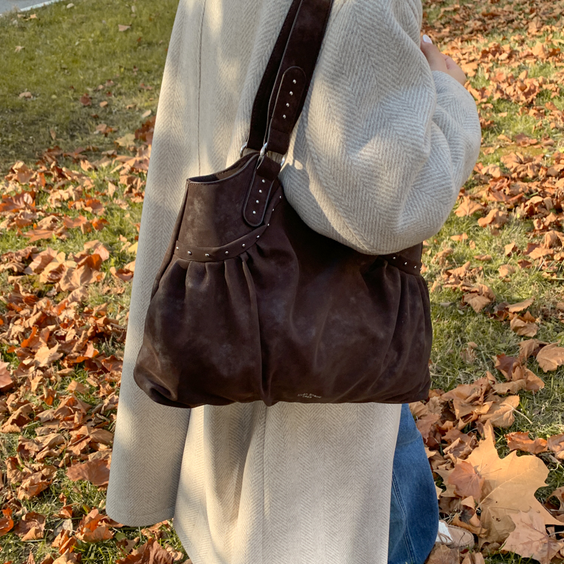 LEFTSIDE Women Retro Solid Col - Luxury Bags Trend 2025 ulasan dan harga