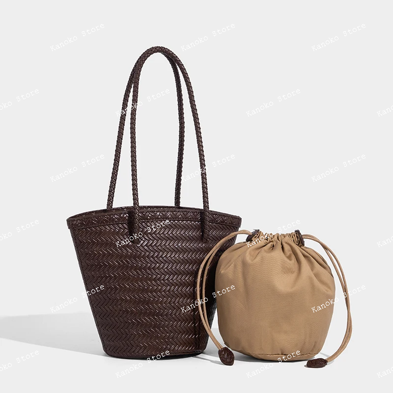 weave drawstring bucket undera - Luxurious Bag ulasan dan harga