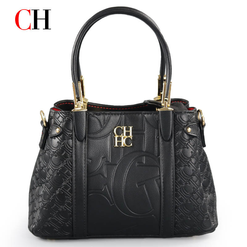 CH Women's Monogram Embossed T - Tote Bag Leather Monogram ulasan dan harga