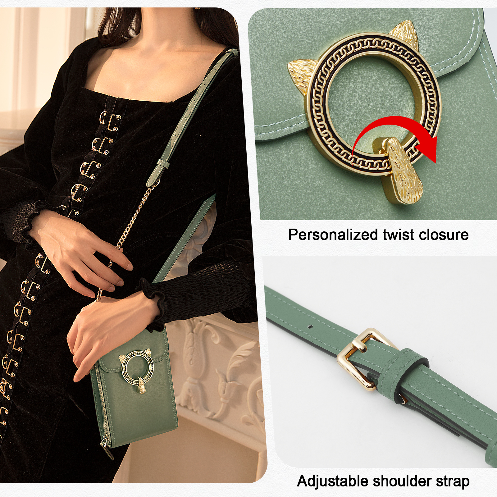 FOXER Brand Split Leather Cell - Luxury Bags Trend 2025 ulasan dan harga